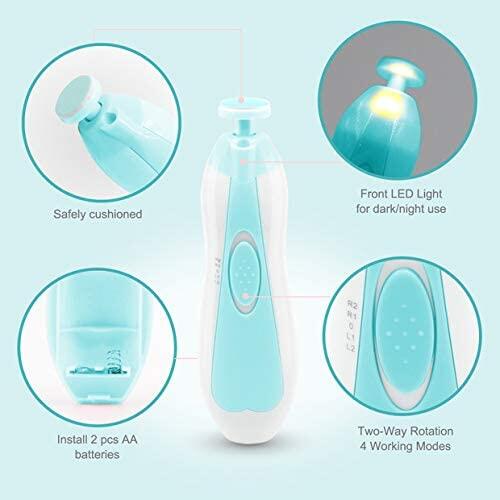 Lima de uñas para bebés - Seguro Preciso Y Diseñado Para Manos Pequeñas