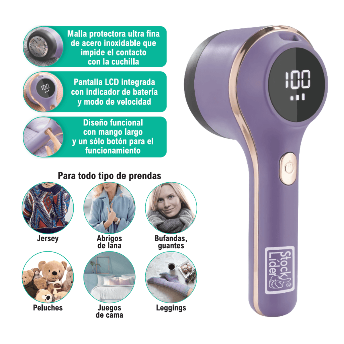 QUITAPELUSAS ELÉCTRICO