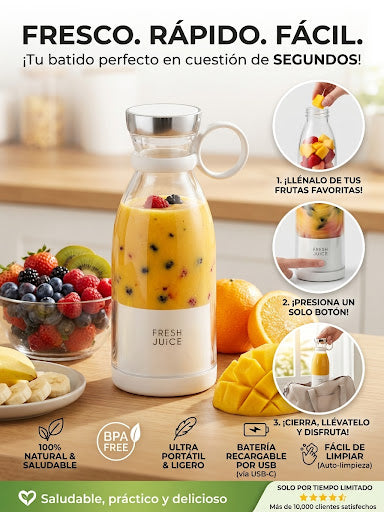 Licuadora de Batidos Portátil