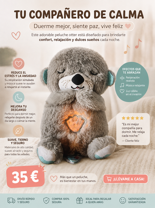 Peluche Interactivo para Dormir